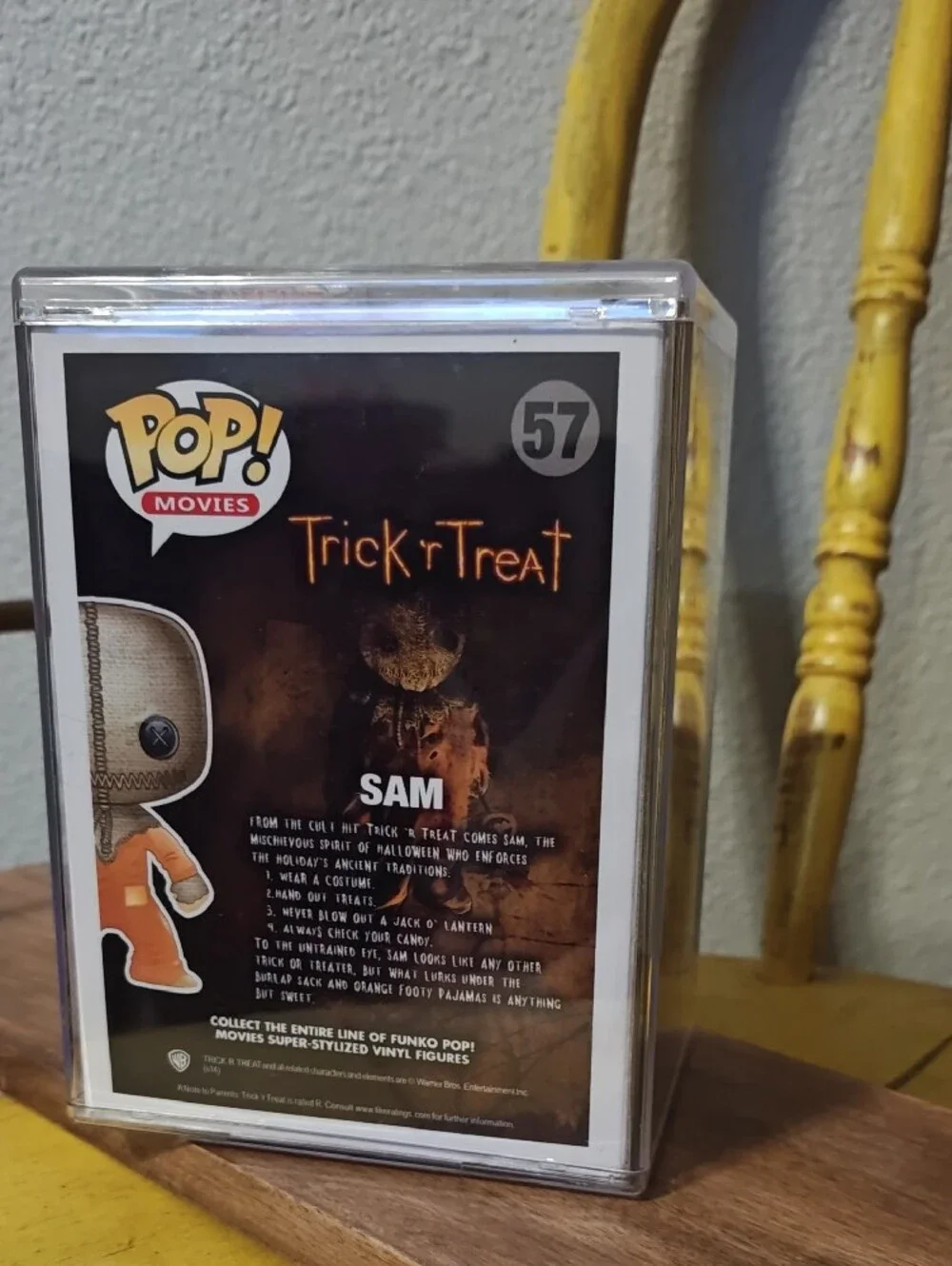 Funko Sam Vinyl Figure Orange & Olive Green - Trick 'r Treat (#57) MIB